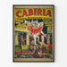 Vintageposter Cabiria D'Annunzio - Klassisk filmväggdekoration