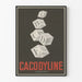 Vintageposter Cacodyline Jammes typografiska kuber