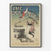 Vintageposter för Café Concert des Ambassadeurs med akrobater Stewart & H. Dare