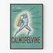 Vintageaffisch Calmopelvine - Annonsaffisch för suppositorier