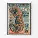 Vintageposter Le Monde före Människans skapelse av Camille Flammarion