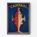 Vintage Campari reklamposter - elegans och kontrast i väggdekoration