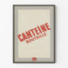 Retro dekoration poster Canteïne Bouteille