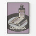 Vintageaffisch Carbagol Marinier väggdekoration retro