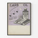 Vintage reklamposter för Carbagol Marinier