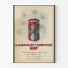 Vintage reklamposter för Carbolin Composé Midy