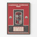 Vintageposter Carbolin Composé Midy väggdekoration för tarmhälsa