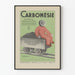 Vintageposter Carbonésie – Hälsoreklam för tarmhälsa