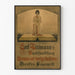 Vintageposter av Carl Tittmanns Buchhandlung Dresden väggdekoration