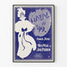 Vintageposter Caroline of '99 - Elegant väggdekoration i blått och vitt
