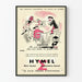 Vintageposter Les Vieilles Chansons de Salle de Garde - Hymel