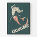 Vintageaffisch Cellulibat för retro väggdekoration