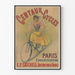 Vintageposter Centaur Cycles Paris - Retro cykelväggdekoration
