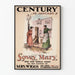 Vintageaffisch Century för januari - Lovey Mary och Mrs. Wiggs