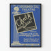 Affisch Teater Experimentell Chalk Dust - Vintage Väggdekoration