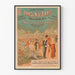 Vintageposter Paris Jardin av Champs-Élysées Föreställning och Konsert
