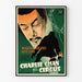 Vintageposter med Charlie Chan på cirkus - retro väggdekoration