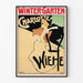 Vintageposter Winter Garten Charlotte Wiehe - Konstnärlig väggdekoration