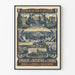 Vintageposter för Orléans järnväg - Indre initiativförening