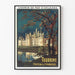 Vintageposter Château de Chambord Touraine - Chemin de fer d'Orléans