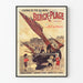 Vintageposter av Berck-Plage Chemin de Fer du Nord