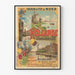 Vintageposter för Chemin de Fer du Nord - Holländsk utställning 1895 Paris-Amsterdam
