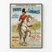 Vintageaffisch Nordbanan Paris-London väggdekoration