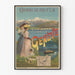 Vintageposter Chemins de fer P.L.M. Genève – Retro reseväggdekoration