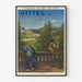 Vintageposter för Österrikiska järnvägarna Vittel Vosges