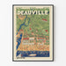 Vintageposter Deauville Statens järnvägar