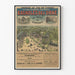 Vintageposter Bagnoles-de-l'Orne Termalbadet Normandie