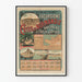 Vintageposter för Chemins de Fer de l'Ouest – Utflykter i Normandie, Bretagne och Jerseyön
