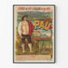 Vintageposter Gare de Pau - Vintersstation för Orléans och Midi järnvägar