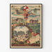 Vintageposter Chemins de fer P.L.M. – Paris, Monaco, Château de Pierrefonds