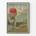 Vintageposter Chemins de Fer P.L.M. - Vallée de Zermatt, Mont Rose