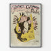 Art Nouveau-Poster Chimärer och Grimasser - Vintage Väggdekoration