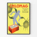 Vintageposter CHLOMAG för störningar i cellernas näringsbalans