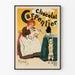 Vintageposter Chocolat Carpentier - Retro väggdekoration