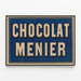 Vintageposter Chocolat Menier - Retro reklamposter — inramlat konstverk på väggen
