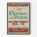 Vintage julposter med Dickens - Festlig väggdekoration