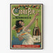 Vintageposter för Normandiets äkta cider Rotrou Bröder
