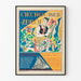 Vintageposter Ciechocinek-Zdrój färgglad väggdekoration