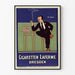 Vintage reklamposter för cigaretter Laferme Dresden