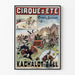 Sommarcirkusaffisch på Champs-Élysées - Kachalot-Ball vintage
