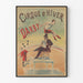 Vintageposter Cirque d'Hiver Darby väggdekoration