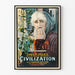 Vintageaffisch för teatern Civilization av C. Gardner Sullivan