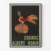 Vintageposter Cognac Albert Robin dekorativ
