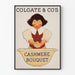 Vintageposter för Colgate & Co:s Cashmere Bouquet