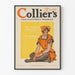 Vintageposter Collier's The National Weekly - Den Tystlåtna Suffragetten