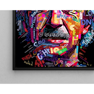 Street Art - Modern Mosaik av Einstein